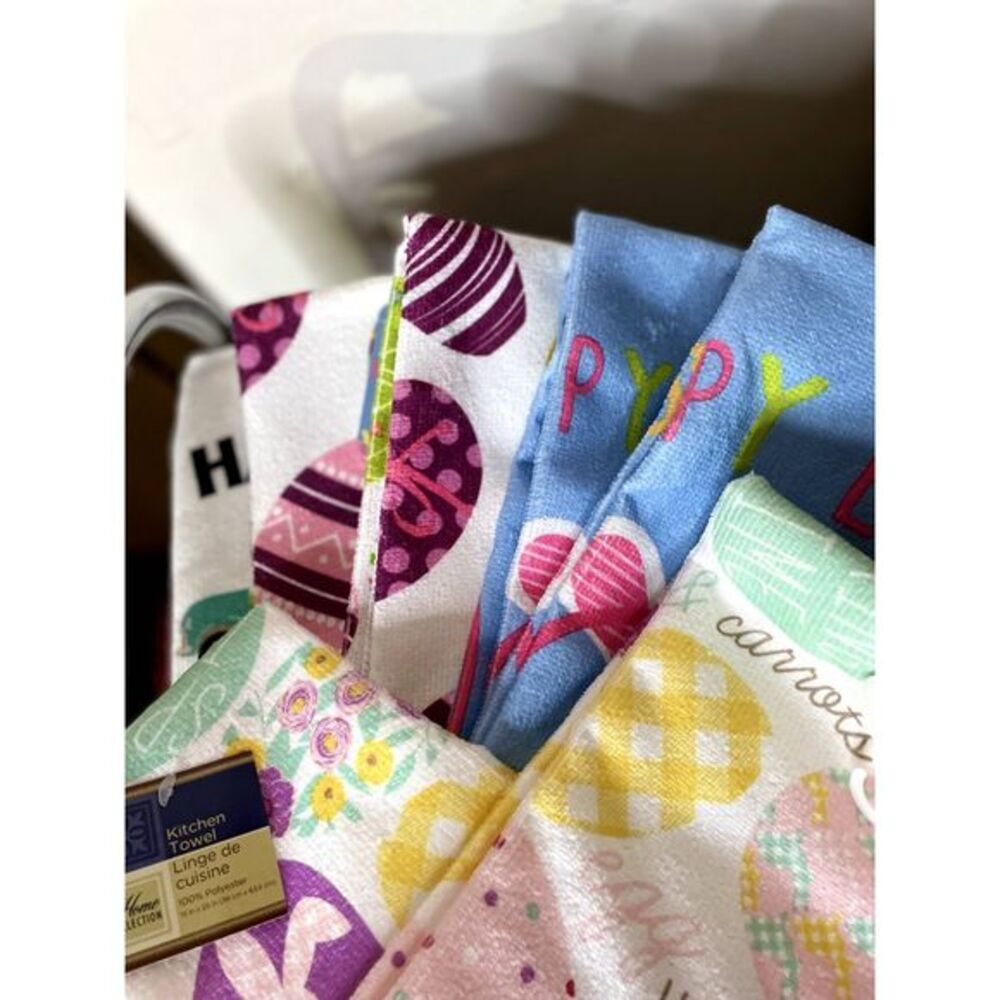7pc Easter Kitchen Towels